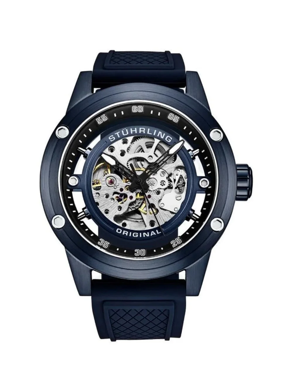 NWT Stuhrling Original Legacy Automatic Blue Dial Men's Watch
